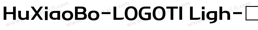 HuXiaoBo-LOGOTI Ligh字体转换